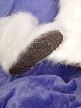 White Faux Fur Women's Winter Boots